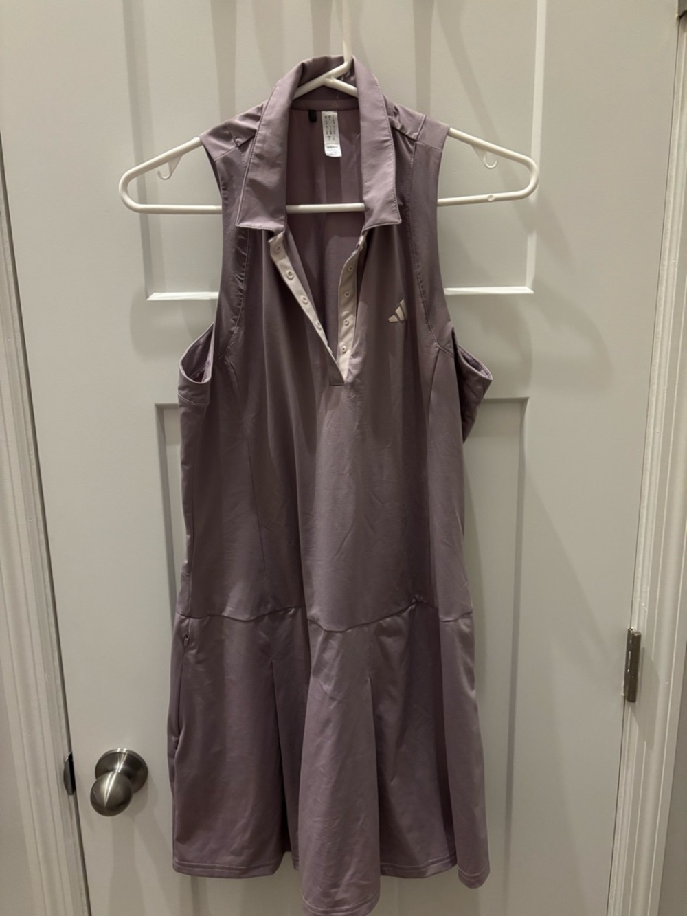 Adidas Lavender Sleeveless Polo Tennis/Golf Dress